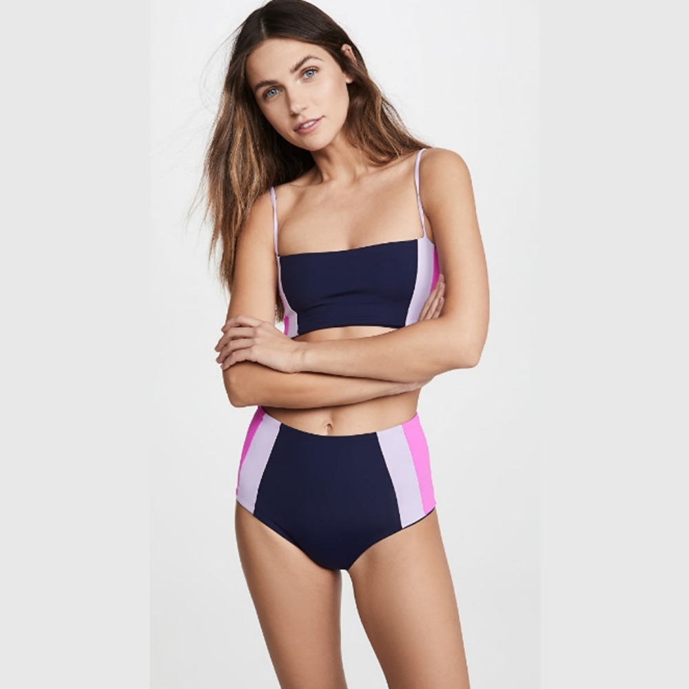 L*Space Navy and Pink Bikini
